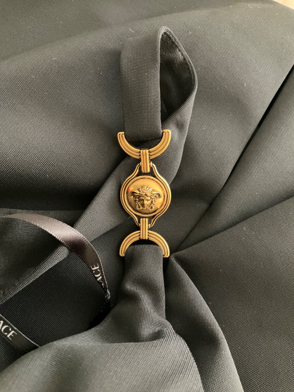 Compact Jersey Cocktail Dress Versace - Picture 13 of 14